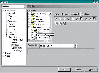 Options for Grouping/Combining