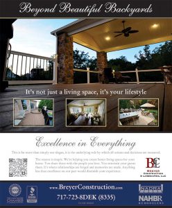 Display ad for upscale community magazine