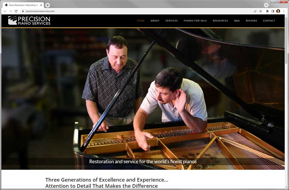 Precision Piano Services - Restoration and service for the world’s finest pianos